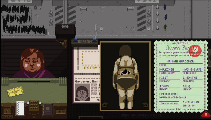 Papers Please Game